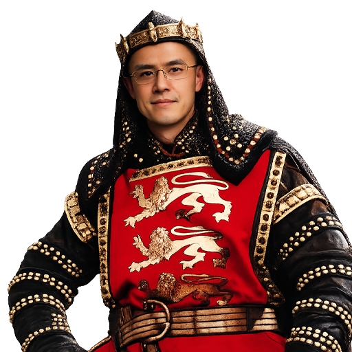 Medieval ruler portrait